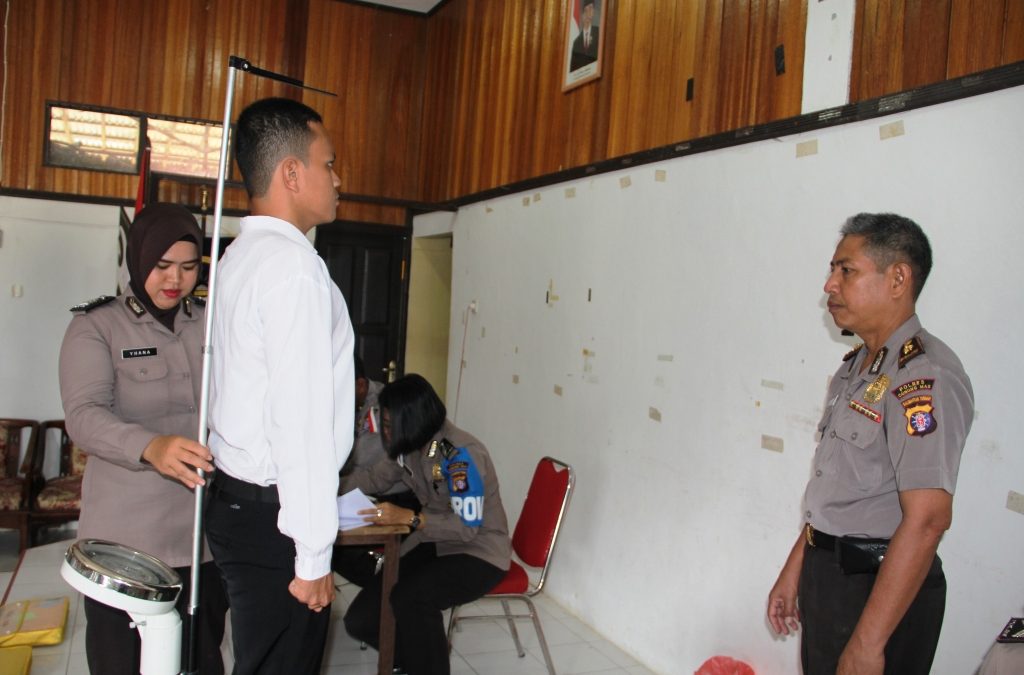 70 Calon Anggota Polri Ikuti Tes Rikmin Awal