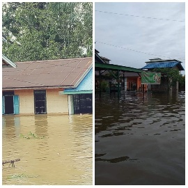 Bencana Banjir Kembali Melanda Sejumblah Daerah di Gunung Mas
