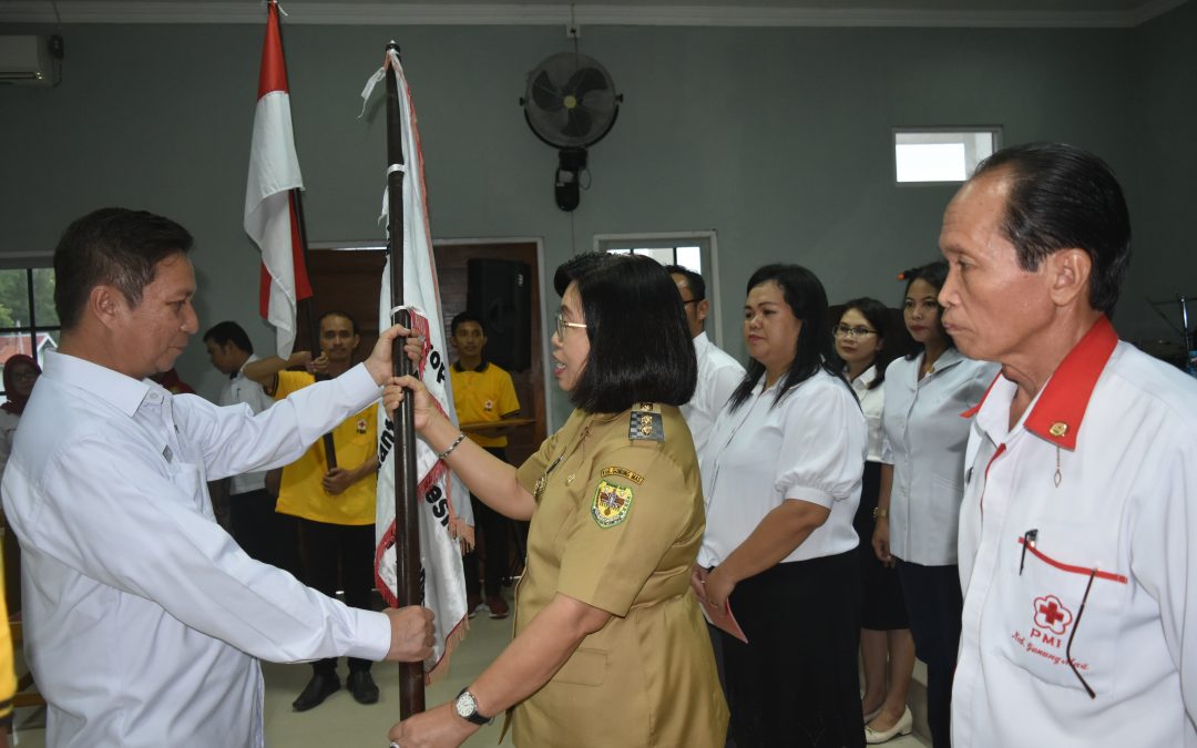 Ketua PMI Tingkat Kabupaten Gunung Mas Dikukuhkan
