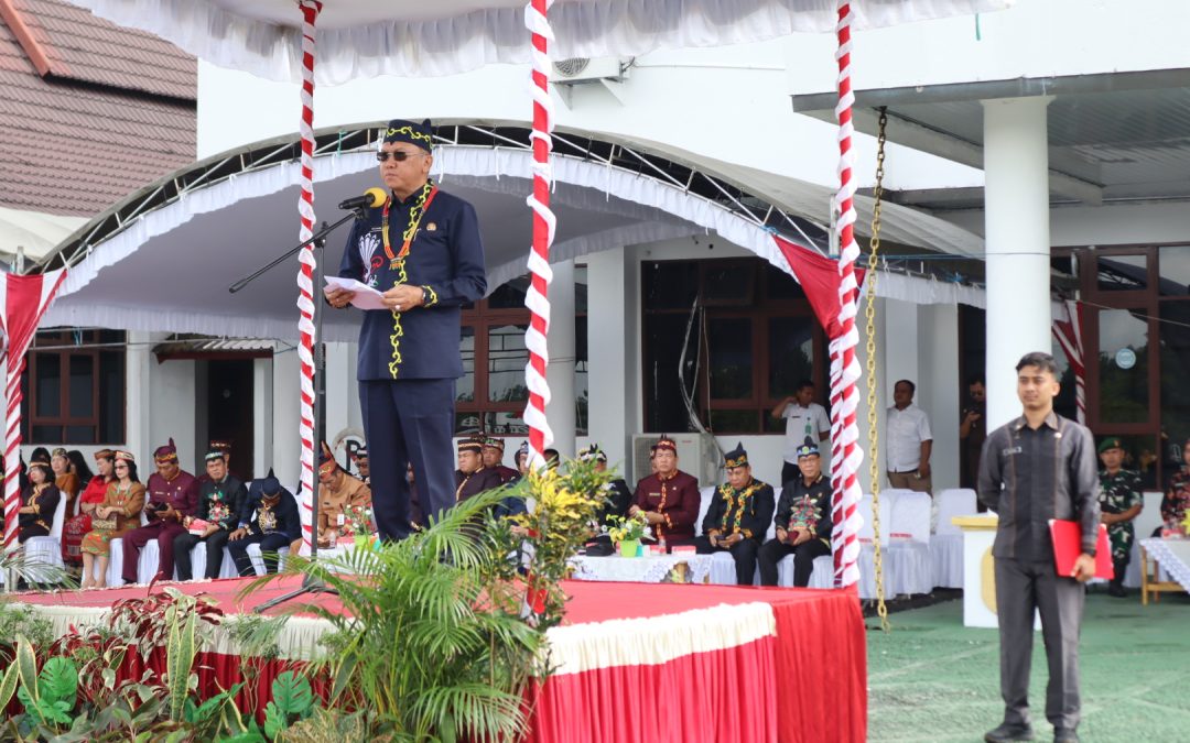 Pemkab Gumas Gelar Upacara Peringatan Hari Jadi Prov. Kalteng ke-67