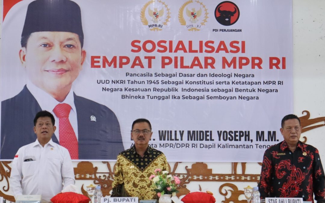 Pj. Bupati Gumas Buka Kegiatan Sosialisasi Empat Pilar Kebangsaan MPR RI