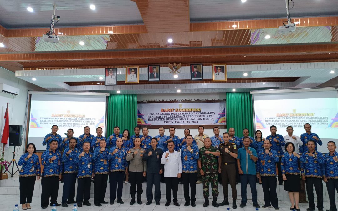 Pj. Bupati Gunung Mas Membuka Kegiatan Rakordalev