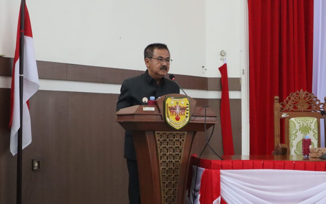 Pj. Bupati Gumas Sampaikan Rancangan Perubahan Anggaran Pendapatan dan Belanja Daerah Kab. Gumas Tahun Anggaran 2024