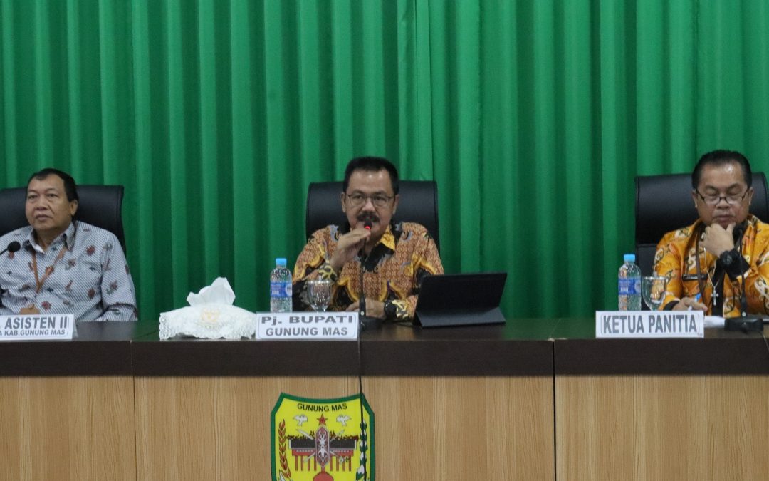 Pemkab Gumas Gelar Rapat Rangkaian Acara dan Jadwal Kalteng Bermazmur