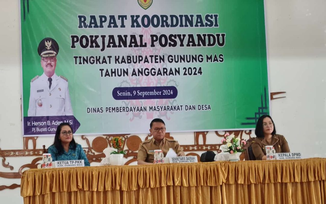 Rakor Pokjanal Perkuat Koordinasi antar Posyandu