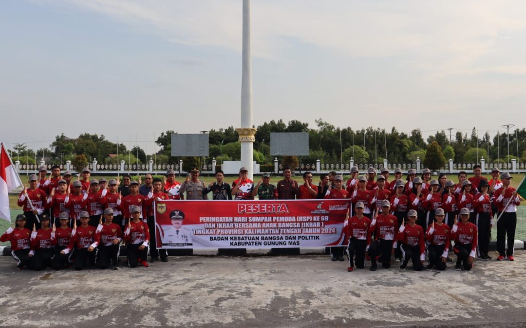 Sekda Gumas Melepas Keberangkatan Kontingen HSP Ke-36 Dan IBAB Ke Palangka Raya