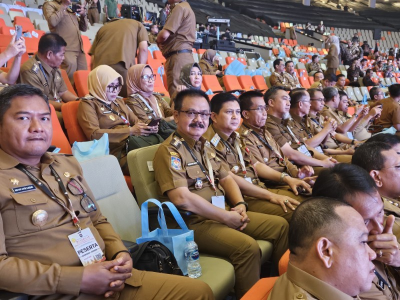 Pj.Bupati Gumas Mengikuti Rakornas Pemerintah Pusat dan Pemerintah Daerah.