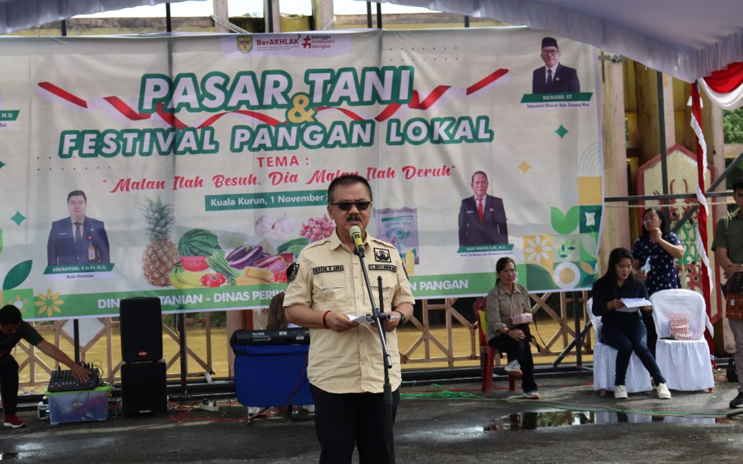 Pemkab Gumas Gelar Festival Pangan Lokal dan Gerakan Pangan Murah di Taman Kota