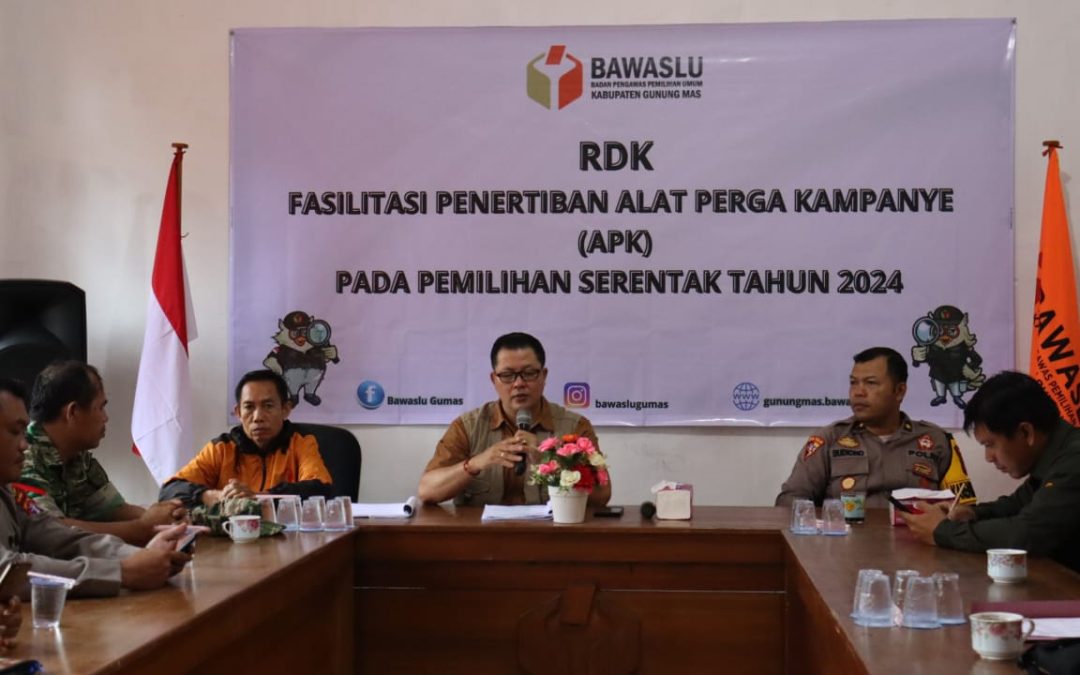 Bawaslu Gelar Rapat Fasilitasi Penertiban APK Menjelang Masa Tenang Kampanye