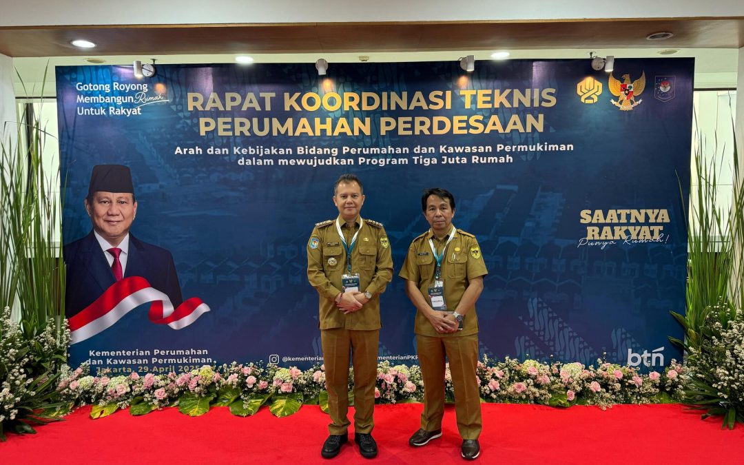 Bupati Gumas Hadiri Kegiatan Rakornis Perumahan Pedesaan