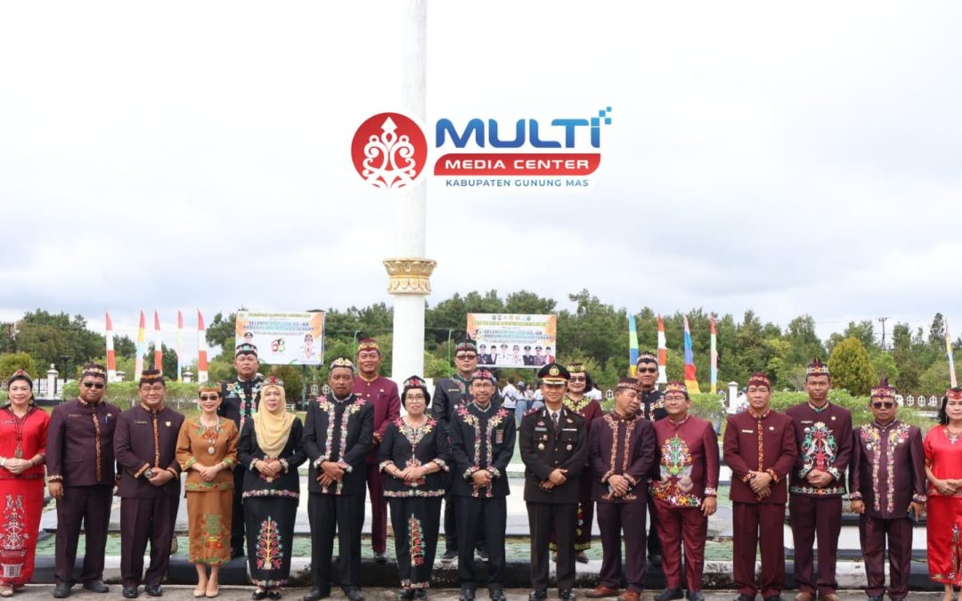 Pemkab Gunung Mas Gelar Upacara Peringatan Hari Jadi ke-68 Provinsi Kalteng