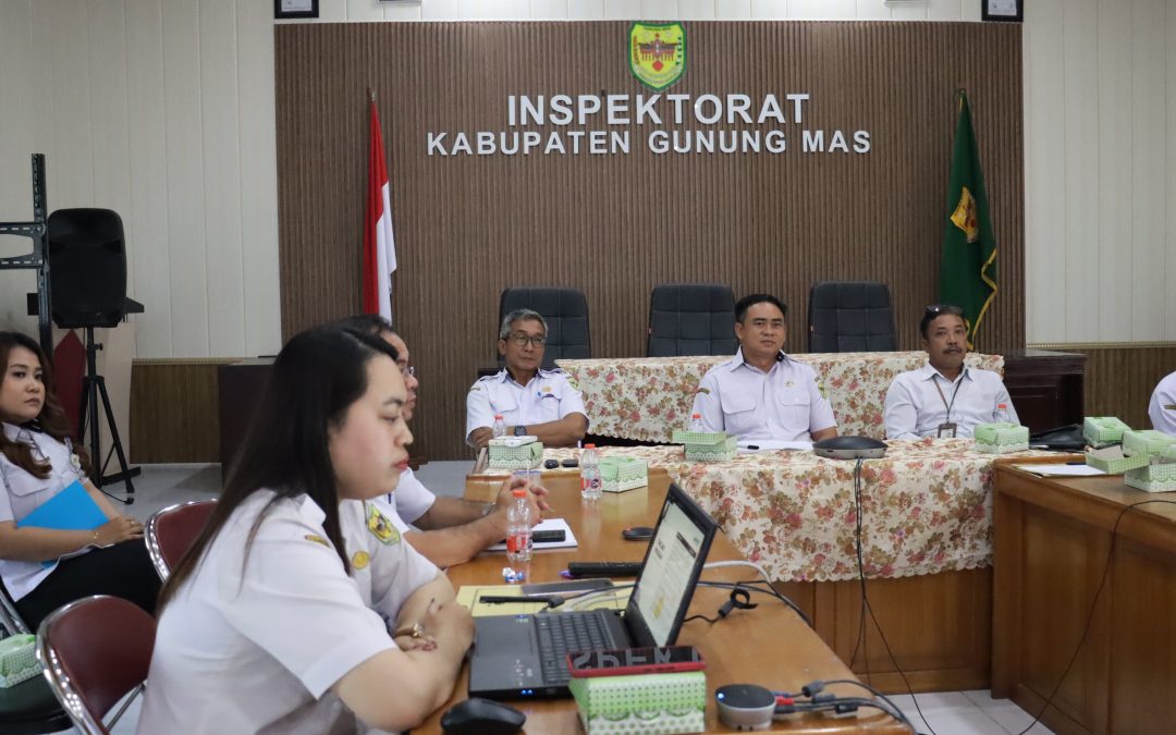Pemkab Gumas Ikuti Sosialisasi Kampanye Antikorupsi Serentak 2025 Secara Daring Bersama KPK-RI
