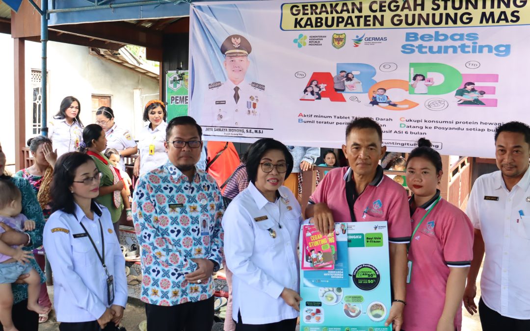 Wabup Gumas Meninjau Pelayanan Kesehatan Di Posyandu “Harapan Kita”