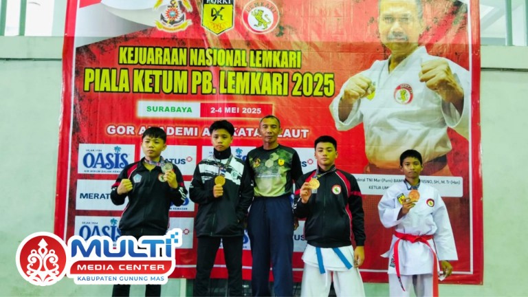 FORKI Gunung Mas Ikuti Event Nasional Perdana, Tiga Atlet Bertanding di Surabaya
