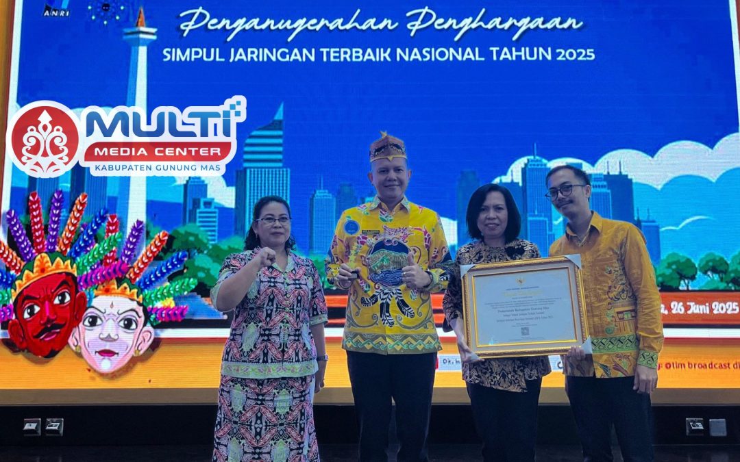Bupati Gunung Mas Terima Penghargaan Nasional dari ANRI atas Prestasi Kearsipan