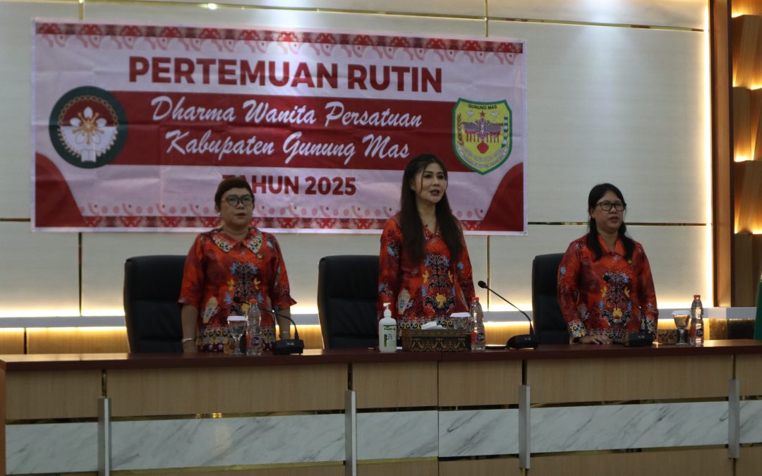 DWP Kabupaten Gunung Mas Gelar Pertemuan Rutin Di Aula Dinas PU