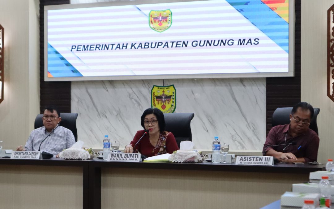 Wakil Bupati Gunung Mas Pimpin Rapat Koordinasi Urusan Kesehatan