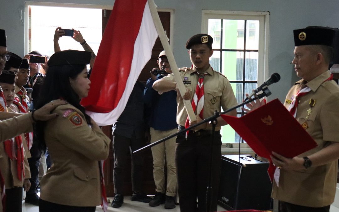 Mimie Mariatie Jaya S. Monong Resmi Dilantik Sebagai Ketua Kwarcab Gerakan Pramuka Gunung Mas Masa Bakti 2025–2029