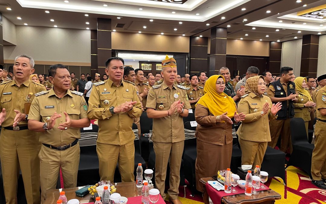 Bupati Gunung Mas Hadiri Rapat Kerja Camat se-Kalimantan Tengah di Palangka Raya