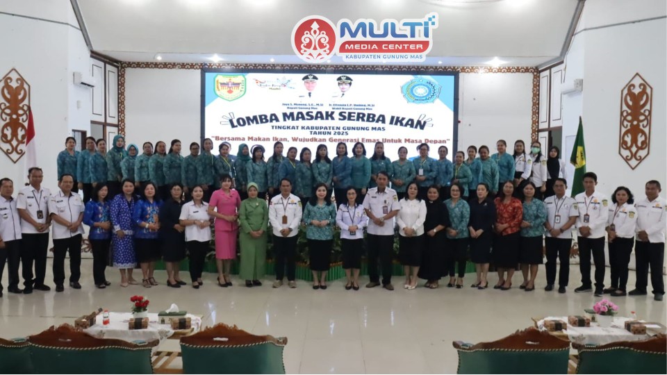 DPKP Gunung Mas dan TP-PKK Gelar Lomba Masak Serba Ikan 2025