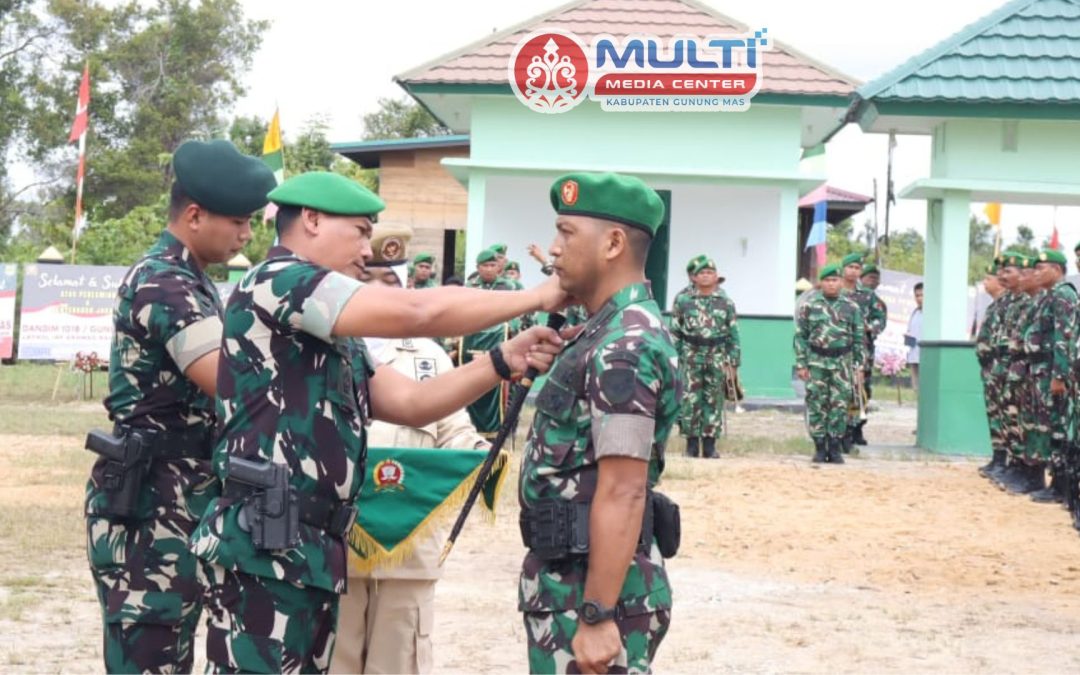 Upacara Penyerahan Jabatan Komandan Kodim 1018/Gunung Mas Berlangsung Khidmat