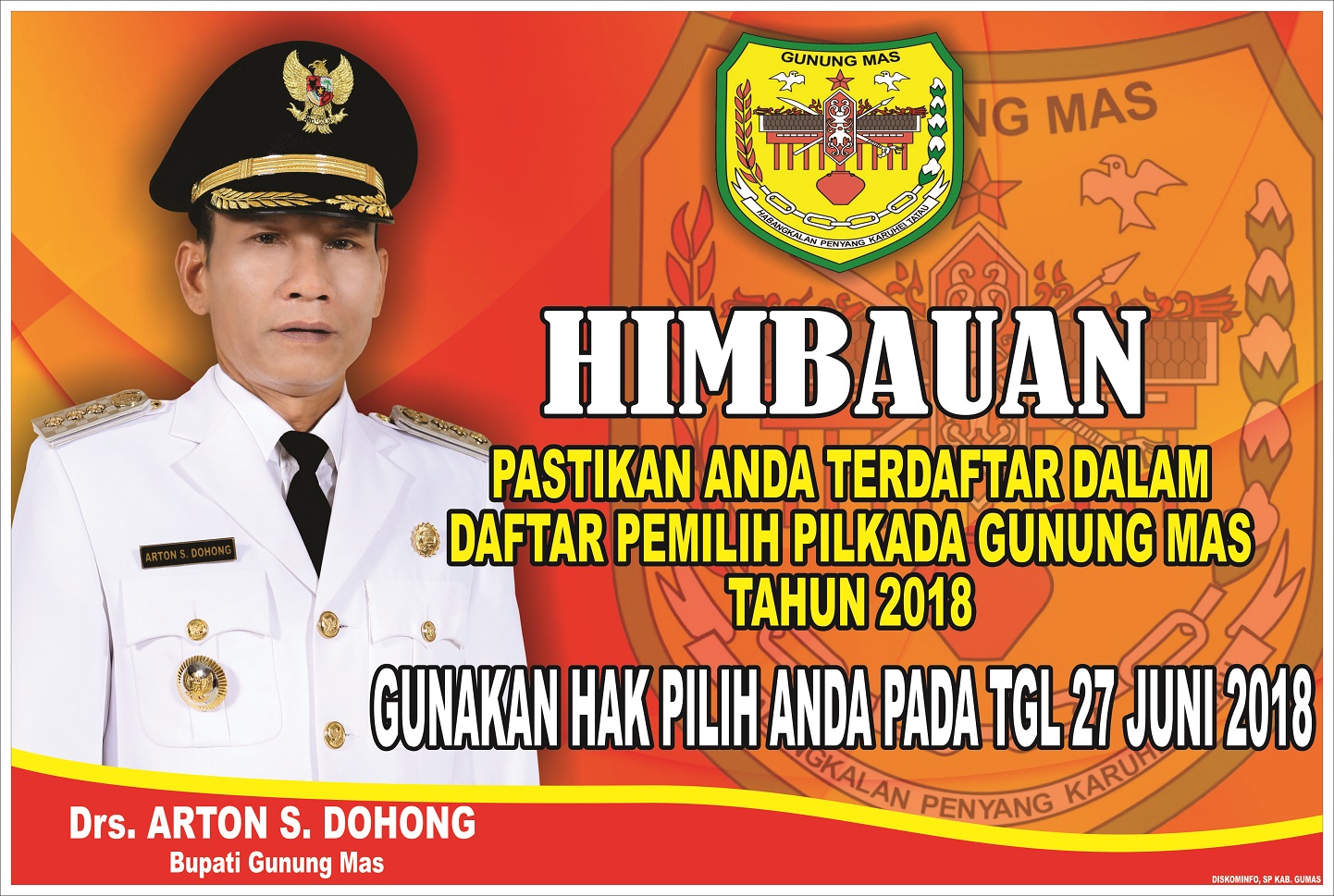 Himbauan Bupati Gunung Mas