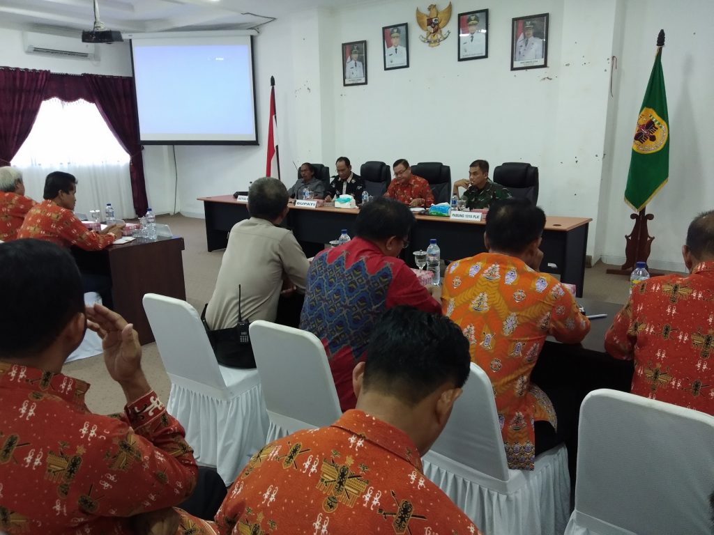 Bupati Gunung Mas Pimpin Rapat Rencana Pembangunan Rumah Sakit