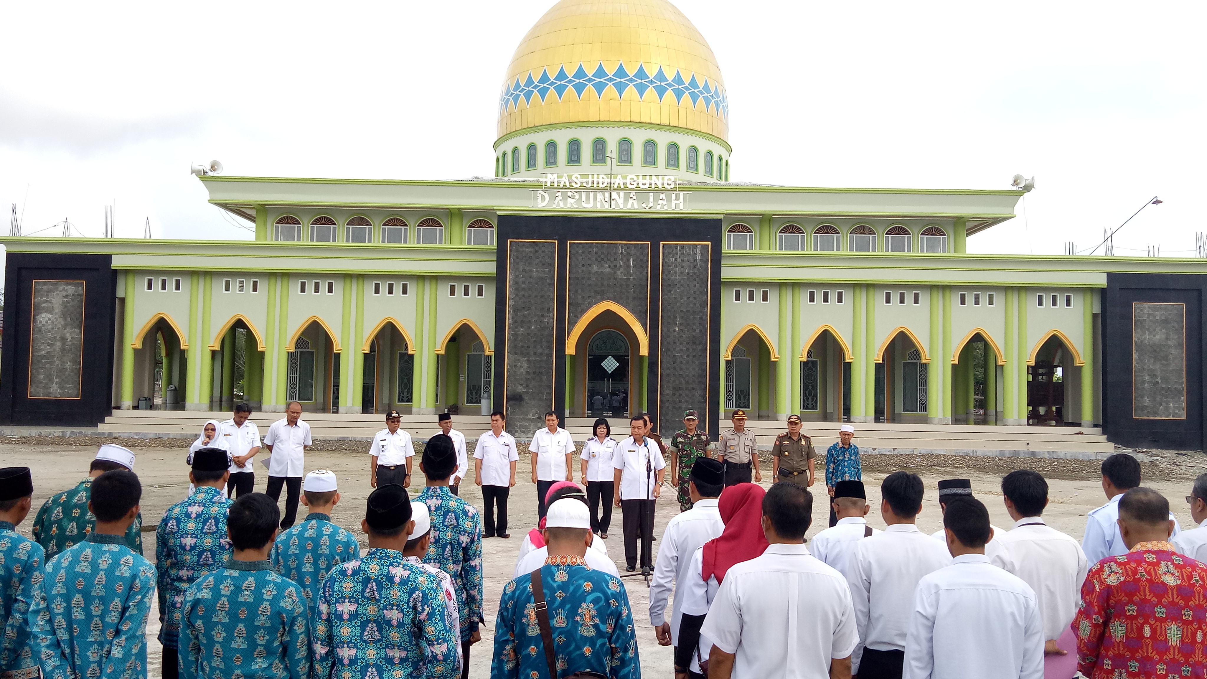 Pelepasan Kontingen Kafilah STQ Gunung Mas Diharapkan Meraih Juara