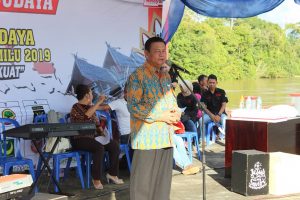 KPU Gunung Mas Menggelar Pagelaran Seni Budaya Sambut Pemilu 2019