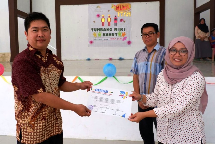 Tim PN 5 Serahkan Pengelolaan Huma Itah ke Karang Taruna