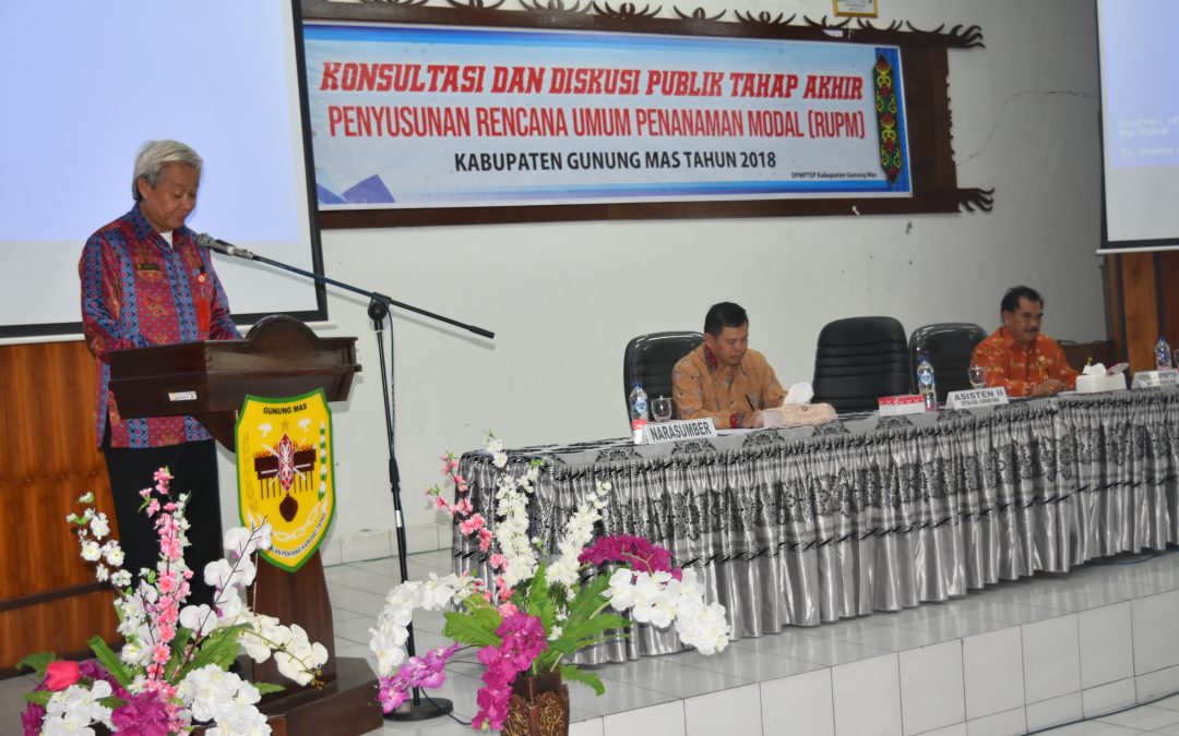 DPMPTSP Gelar Rapat Diskusi Publik Akhir RUPM