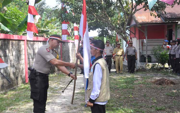 Ini Kampung Merah Putih di Gunung Mas
