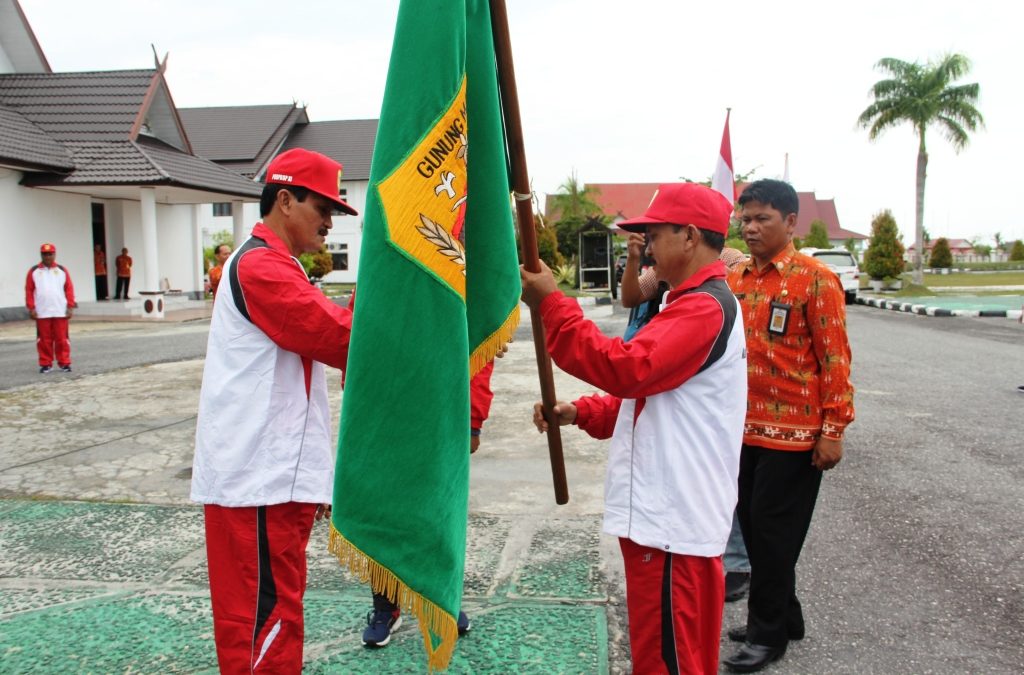 Targetkan Medali Dari Sejumlah Cabor Kontingen Porprov Gumas Diberangkatkan