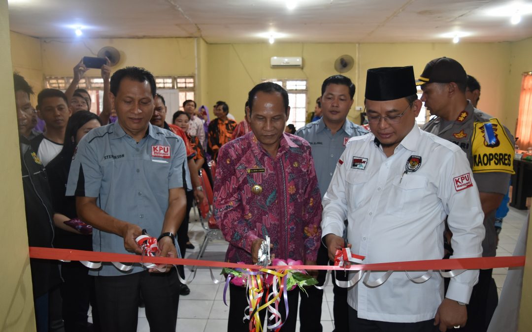 Peresmian Rumah Pintar Pemilu KPU Kabupaten Gunung Mas