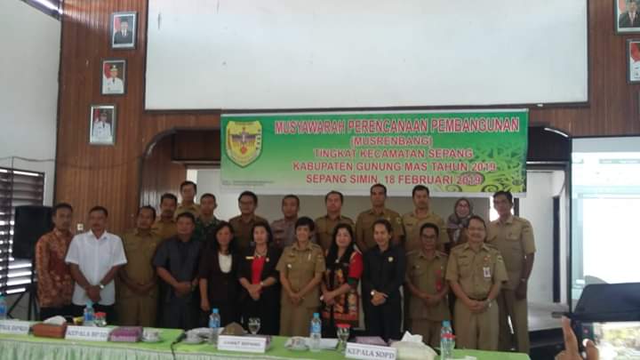 Kecamatan Sepang Mendapat Giliran Musrenbang