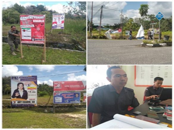 Bawaslu Tertibkan APK Yang tidak sesuai Ketentuan