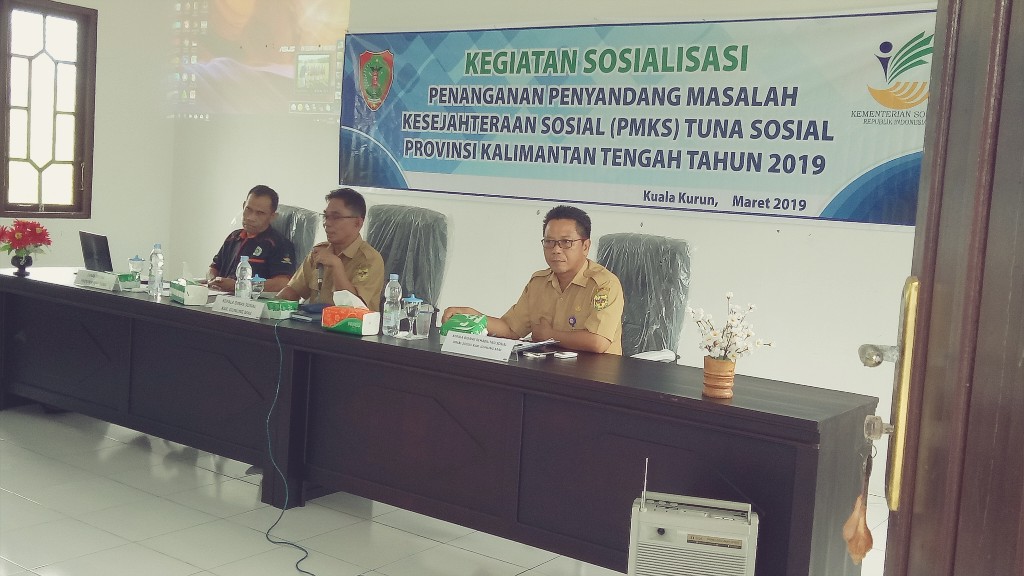 Sosialisasi PMKS,  145 pekerja sosial  di tugaskan pada 127 desa dan kelurahan kabupaten Gumas.