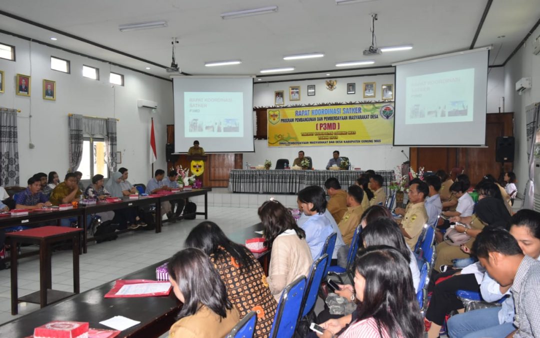 Rakor P3MD,Evaluasi Pendampingan Desa Terkait Kegiatan Pembangunan