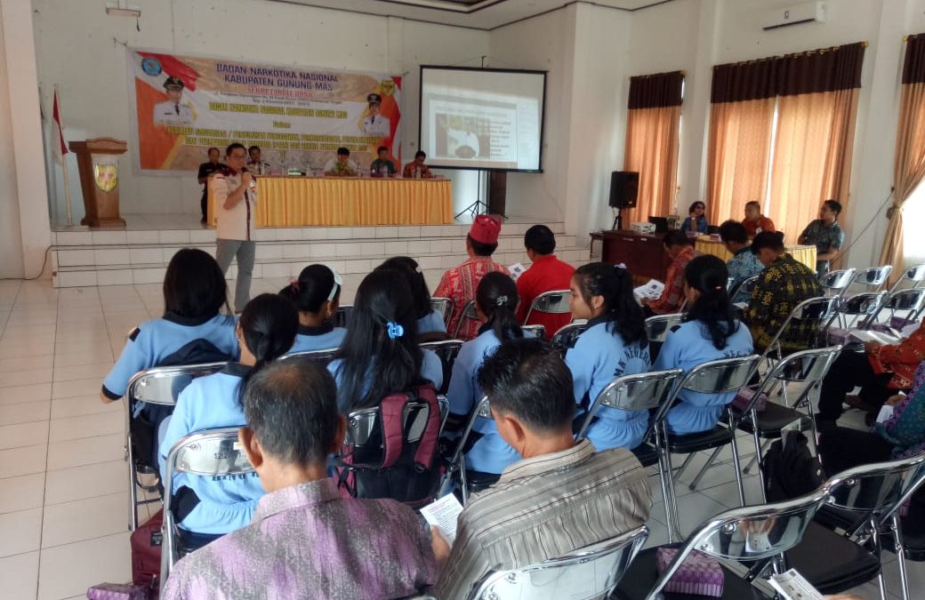 BNNK Gunung Mas Sosialisasi Bahaya Narkoba di Kecamatan Mihing Raya