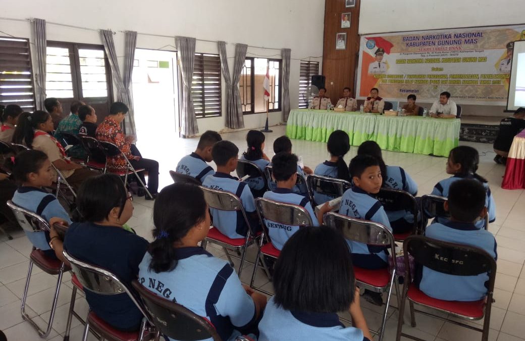 Ketua BNNK Gunung Mas Ingatkan Pelajar Jauhi Narkoba