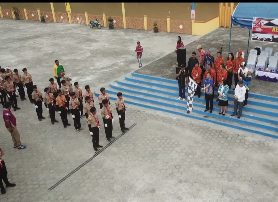 Meriahkan HUT RI, Dengan Lomba Gerak Jalan