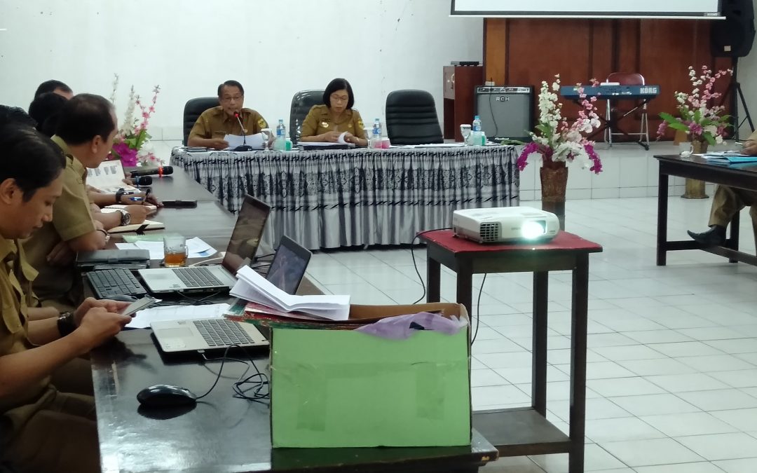 Wabup Gumas Pimpin Pembahasan Anggaran 2020