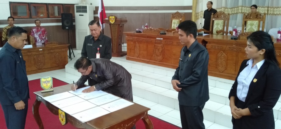 Penetapan Tata Tertib dan Kode Etik Dewan Perwakilan Rakyat Daerah Gunung Mas