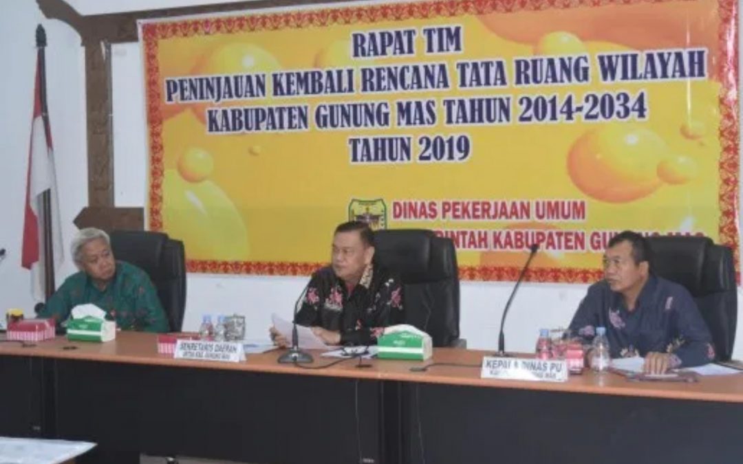 Perumusan, Penyusunan Rencana Tata Ruang Kabupaten/Kota