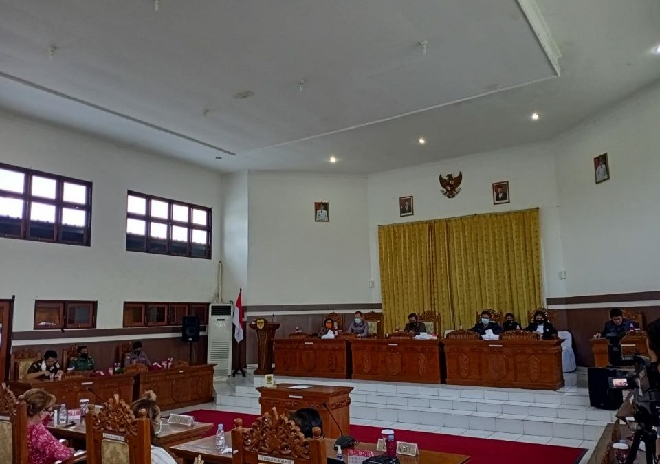 Dua Raperda Disetujui Bersama, ini  Hal Yang disampaikan Bupati Gumas