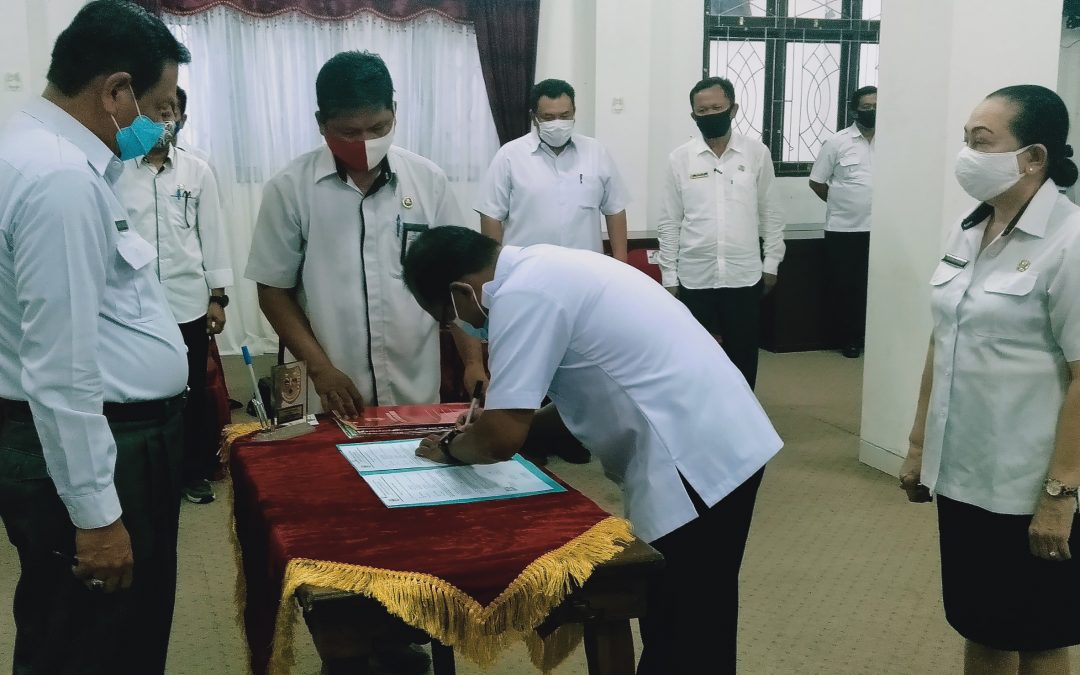 Sertijab 11 Pejabat Tinggi Pratama ” Ini Pesan Wabup Gumas…!