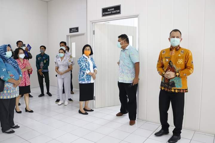 Gedung Isolasi Covid- 19 Diresmikan Bupati Gunung Mas