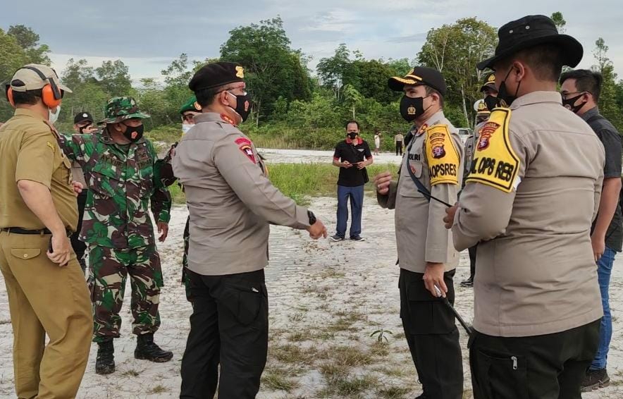Kapolda Kalteng dan Danrem 102 Pjg, Tinjau Lokasi Food Estate Pematang Limau