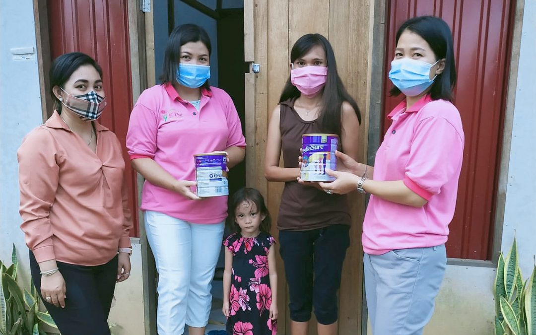 Bocah Penderita Bocor Jantung  Terima Bantuan Sosial Dari KIM Gunung Mas