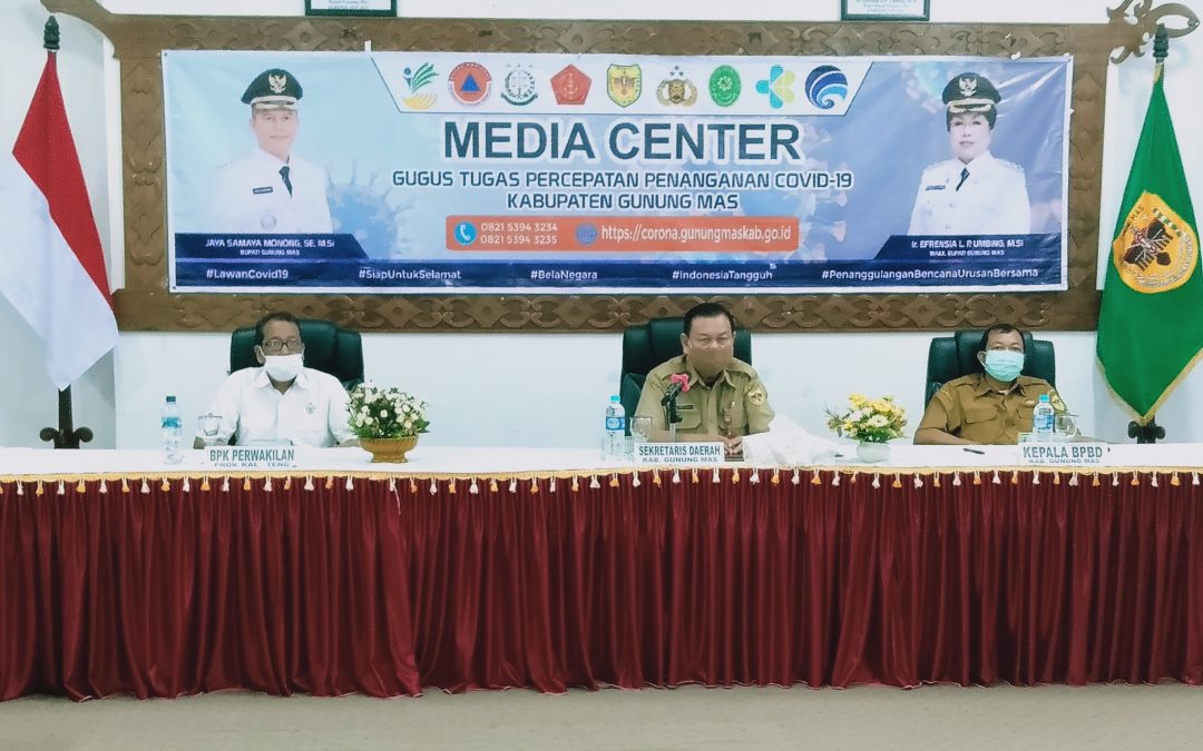 Pemkab Gumas Ikuti Rapat Entry Briefing Pemeriksaan Terinci Covid 19
